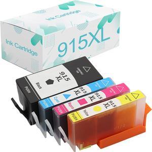 Compatible  915XL Ink Cartridges Replacement  915 915XL with Officejet 8010 8012 8013 8015 Pro 8020 8022 8023 8026 8028 AI0 Printer Combo Pack