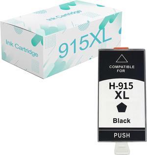 Compatible  915XL Ink Cartridges Replacement  915 915XL with Officejet 8010 8012 8013 8015 Pro 8020 8022 8023 8026 8028 AI0 Printer 1 Black