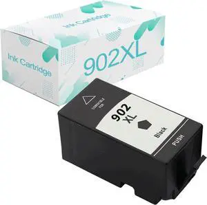 Compatible  902XL Ink Cartridges Replacement  902 902XL with Officejet Pro 6960 6961 6963 6964 6965 6966 6968 6970 All-in-One Printer 1 Black