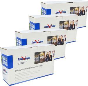 Toner Eagle Re-Manufactured 4-Color Toner Cartridge Compatible with Ricoh Aficio SP C232 C232dn C232sf 406475, 406476, 406478, 406477.