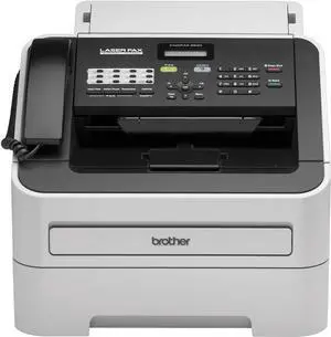 Brother FAX-2840 High Speed Mono Laser Fax Machine, Dark/Light Gray - FAX2840 Brother FAX-2840 High Speed Mono Laser Fax Machine, Dark/Light Gray - FAX2840