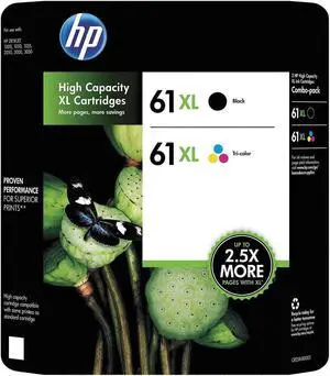 Ennovor 61XL High Yield Black and High Yield Tri-Color Inkjet Print Cartridges Kit