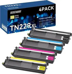 Ennovor TN229XL TN229 Toner Cartridge High Yield Replacement for Brother TN229 TN229XL Toner Compatible with Brother MFC-L3780CDW MFC-L3720CDW HL-L3280CDW HL-L3220CDW HL-L3300CDW HL-L3295CDW Printer