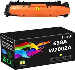 658A W2000A W2001A W2002A W2003A Toner Cartridge Replacement  658A W2000A W2001A W2002A W2003A High Yield Toner Work  Color Enterprise M751dn 751n Printers,Yellow