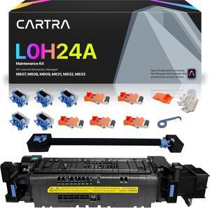 Cartra L0H24A Maintenance Kit (110V)  Laserjet Enterprise M607, M608, M609, M631, M632, M633 Series, L0H24A-67903, L0H24A-67901 Includes RM2-1256 Fuser Unit, RM2-6800 Transfer Roller