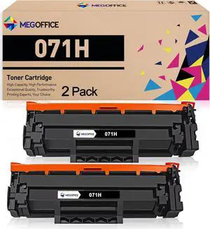 Ennovor Compatible Toner Cartridge Replacement for Canon 071 Black Toner Cartridge High Capacity 071H CRG071H for LBP122dw MF273dw MF275dw LBP122 LBP120 MF270 MF272dw (2Pack, Black)