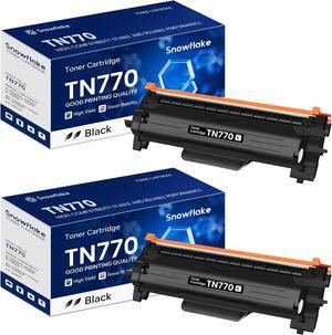 TN770 TN-770 Super High Yield Black Toner Cartridge Compatible TN770 TN 770 Toner Replacement for Brother TN770 TN-770 MFC-L2750DW HL-L2370DW HL-L2395DW Toner Printer (2-Pack).