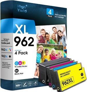 962XL Ink Cartridges Combo Pack 9015e Compatible  Printers 962 XL Ink Cartridges Replacement  Officejet Pro 9010e 9020e 9010 9020 9015 9016 9018 9020 9025