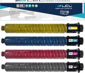 LCL Compatible Toner Cartridge Replacement for Ricoh 842279 842280 842281 842282 IM C4500 IM C5500 IM C6000 High Yield IM C4500 IM C5500 IM C6000 Savin IM C4500 IM C5500 IM C6000 (4-Pack KCMY)
