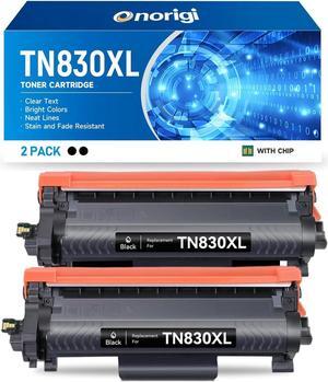 TN830XL Toner Cartridge Replacement for Brother TN830XL TN830 XL Toner Work for Brother HL-L2460DW DCP-L2640DW HL-L2400D HL-L2480DW HL-L2405W MFC-L2820DW Printer (2 Black)