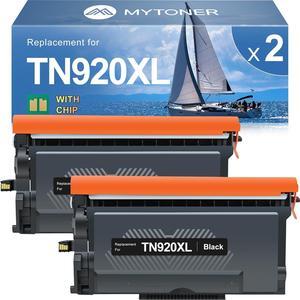 MYTONER TN920XL Toner Cartridge for Brother Printer Replacement for Brother TN920XL TN920 TN 920 XL for HL-L6210DW HL-L6210DWT HL-L5210DN HL-L5210DW HL-L5210DWT HL-L5215DW HL-L6310DW MFC-L6810D, 2P