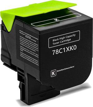 78C1XK0 Toner Cartridge Compatible for CS421 CX421 CS421DN CS521 CX521 CS521DN CS522 CX522 CS522DE CS622 CX622 CX625 CX625DE High Capacity (Black, 8,500 Pages)