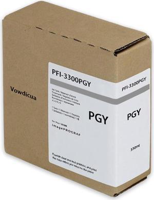 PFI-3300 Ink Tank 330 ml 1-Pack,PGY Compatible Replacement for Canon PRO-4600, PRO-6600, PRO-2600, GP-4600S, GP-6600S Printer