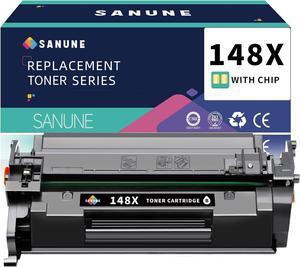 148X (with Chip) Toner Cartridge High Yield Replacement  148A 148X W1480A W1480X Black Toner Cartridges  4001dw 4001dn 4001n 4101fdw 4101dw 4101fdn Printer Ink (1 Pack, 9500 Pages)