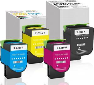 4-Pack for Xerox C310 C315 Toner Cartridge,5,500~8,500 Pages High Capacity Ink Cartridge Set Replacement 006R004356 006R004357 006R004358 006R004359 for Xerox C315DNI/DNIM Multifunction Color Printer