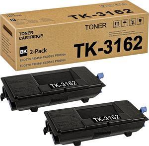 TK3162 TK-3162 Toner Cartridge Compatible for Kyocera TK-3162 1T02T90US0 for P3055dn P3045dn P3050dn P3060dn High Capacity (13,000 Pages,2-Pack)