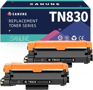 TN830 Toner Cartridge Replacement for Brother TN-830 TN830XL Black Toner Cartridges for HL-L2400D HL-L2460DW HL-L2405W HL-L2480DW DCP-L2640DW MFC-L2820DW MFC-L2820DWXL Printer Ink (2 Pack)