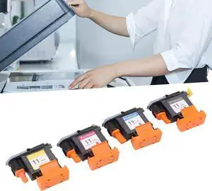 Print Head Replacement Kit, 4 Pcs Printhead Printer Head Replacement for HP Designjet 100 110 111 500 510 800 813 850