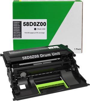 58D0Z00 Black Imaging Unit Replacement for Lexmark 58D0Z00 Imaging Unit Compatible with B2865dw MS821dn MS821n MS823dn MS825dn MS826de MS725dvn MX721ade MX722ade MX822ade MX826ade Printer