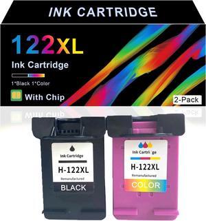 122XL Ink Cartridges Replacement Works  122 XL Ink Cartridge Compatible with  1010 1050 2000 2050 3000 3050 3050A 1510 Printers,Combination pack