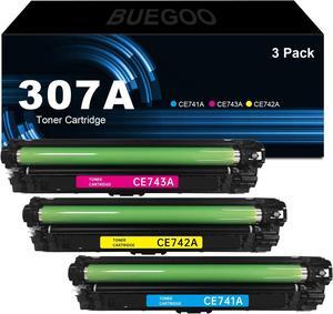 307A CE743A CE742A CE741A Toner Cartridge Compatible for Color Professional CP5225 CP5225dn CP5225n Printer | 1C+1M+1Y