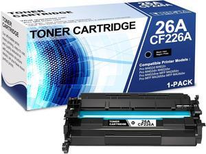1 Pack 26A CF226A Black Toner Cartridge Whit Chip 26A CF226A compatible CF226A Replacement  Pro M402d M402n M402dn M402dw M402dne MFP M426fdn MFP M426fdw MFP M426dw Printer