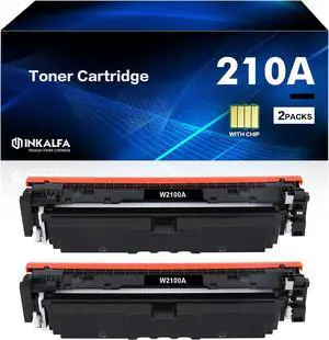 210A Black Toner Cartridges 2-Pack: 210X Compatible Replacement  210A Toner Cartridges Work  Color MFP 4301fdw 4301fdn Pro 4201dw 4201dn Series Printer 210 W2100A W2100X High Yield Ink