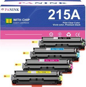 Compatible 215A Toner Cartridges with Latest Chip, Replacement  215A Toner Cartridges 4 Pack,W2310A Work with HP Color Pro MFP M182nw,MFP M183fw,M182 M183 M155 Printers
