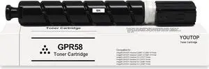 Ennovor GPR-58 GPR58 Black Toner Cartridge (2182C003AA) Replacement for Canon ImageRUNNER Advance C256iF II C256iF III C356iF II C356iF III DX C257iF DX C357iF DX C359IF DX C259IF Printer | 1-Pack