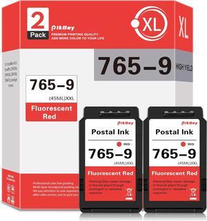 765-9 Red Ink Cartridge High Yield Set (2-Pack) Compatible 7659 Ink Cartridges Replacement for Pitney Bowes SendPro DM300c DM400c DM450c DM475c Postage Meters