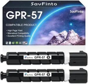 Ennovor High Yield GPR-57 GPR57 Toner Cartridge Replacement for Canon ImageRunner Advance 4525i 4535i 4545i 4551i DX 4725i 4735i 4745i 4751i Printer (42,100 Pages, 2 Black)