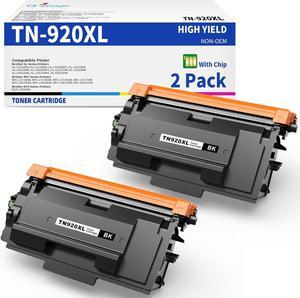 TN920XL Black Toner Cartridge Replacement for Brother TN920XL TN-920XL Toner Cartridge Work for Brother HL-L6210DW HL-L6210DWT MFC-L6810DW HL-L5210DW HL-L5210DWT Printers (2-Black with Chip)