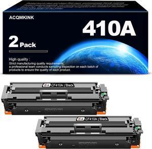 410A CF410A Black Toner Cartridge Replacement  410A Color Pro MFP M477fdn M477fdw M477fnw; M452dn Printer Ink.(2Pack)