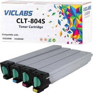 CLT-804S Toner cartridges replacement for Samsung CLT-804S CLT-K804S CLT-C804S CLT-M804S CLT-Y804S Toner Cartridges for use in Sam sung MultiXpress X3220NR X3280NR Printers (4- Pack, BCMY)