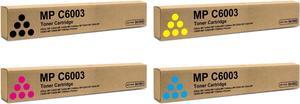MPC6003 841849 841851 841852 841850 Toner Cartridge Compatible with Aficio Lanier Savin MP C4503 C4504 C4504ex C5503 C5504 C6003 C6004 C6004ex Series Printer | 4 Pack
