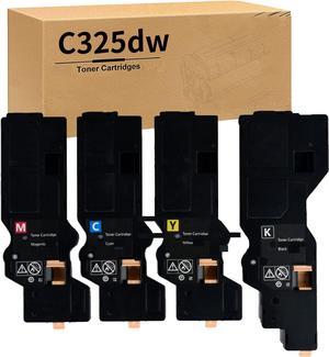 for Xerox C325 C325dw Compatible High Page Yield Toner Cartridge C325 C325dw C325df CT203505 CT203486 Printers C325dw 4-Pack CMYK