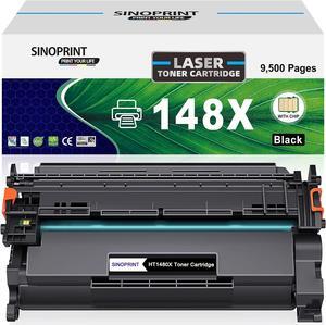 148X W1480X Black Toner Cartridge with New Chip Replacement  Laserjet Pro 4001dn 4001dw 4001n MEP 4101dw 4101fdn Printers W1480X 1 Pack
