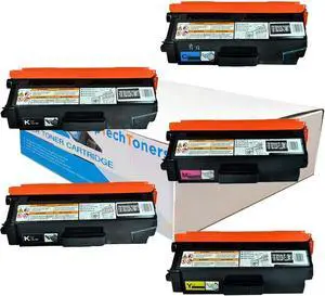 Toner Compatible Replacement for Brother TN310 Use for Printers MFC-9460CDN, MFC-9560CDW, MFC-9970CDW - (5 Pack)