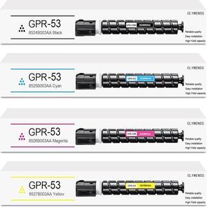 GPR53 GPR-53 Toner Cartridge Replacement for Canon GPR-53 GPR53 High Capacity for ImageRunner Advance iR-ADV C3020 C3320 C3320F C3320L C3325 C3330 C3520 C3520i C35 Printer (B/C/Y/M, 4-Pack)