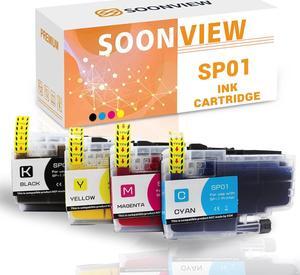 SP01 SP-1 Sublimation Ink Cartridges SP01BKS SP01CS SP01MS SP01YS Ink Compatible with Brother SP01 SP-1 Printers (4pcs)