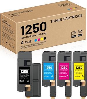 Padua 1250 C1760nw High Yield Toner Cartridge Replacement for 810WH C1760nw C1765nf C1765nfw 1250 1250c 1350cnw 1355cn 1355cnw Printer (BKCMY,4-Pack)