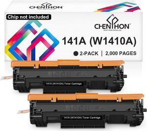 141A 141X Toner Cartridge High Yield (NO Chip) Replacement  141A 141X W1410A W1410X Black Toner for Laserjet M110w M110we MFP M140w M140we M139w M139we Printer Toner Cartridge (2 Pack)