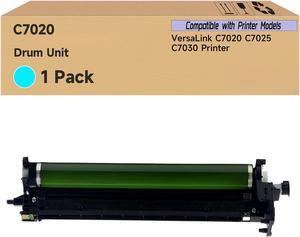 113R00780 C7020 Drum Unit Compatible with Xerox VersaLink C7020 C7025 C7030 Printer, High Yield 80000 Pages, Ultra Clear Printing (Cyan)