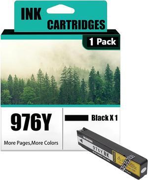 976Y Ink Cartridges Compatible  Pagewide Pro 552dw Dn 577dw Z PageWide Managed P55250dw P57750dw High Yield Printer Replacement Cartridge Refill Combo Pack,Black × 1