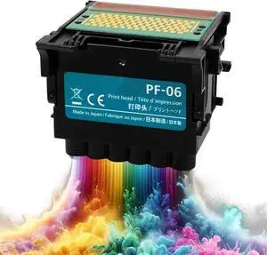 Ennovor PF-06 Printhead Compatible with Canon Printer Ta-20, Ta-30,TA-5200/TA-5300/TM-200/TM-205/TM-300/TM-305/TM-5205/TM-5305/TX-2000/TX-3000/TX-4000/TX-5200, Canon PF-06 Print Head Replacement