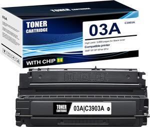 1-Pack Black 03A C3903A Toner Cartridge: Compatible 03A C3903A Replacement  5MP 5P 6P 6Pse 6Pxi Printer