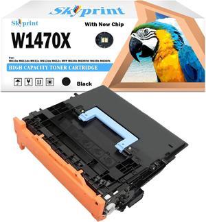 147X Black Toner Cartridge with New Chip Compatible with 147X W1470X Toner for use with Enterprise M610 M611 M612 M634 M635 M636 Printer