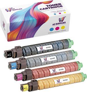 AZ SUPPLIES Compatible Toner Cartridge Replacement for Ricoh 821026 821029 821027 821028 Aficio SP C820DN C820DNLC C820DNT1 C820DNT2 C821DN C821DNLC C821DNT1 (Black, Cyan, Magenta, Yellow - 4 Packs)