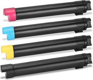 Toner Cartridge Replacement Compatible with Xerox WorkCentre 7830 7835 7845 7855 7970 7525 7530 7535 7545 7556 Compatible 006R01513 006R01514 006R01515 006R01516,Toner Cartridge 4 Pack