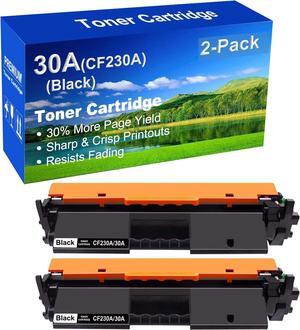 2-Pack Compatible High Yield MFP M227sdn, MFP M227fdw Printer Cartridge Replacement  (CF230A) 30A Toner Cartridge (Black)